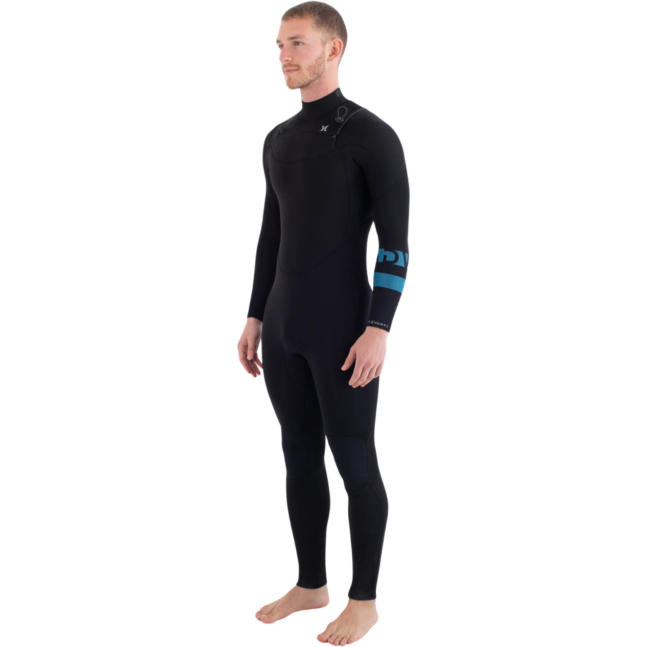 2026 Hurley Herre Advant 4/3mm Chest Zip V&aring;ddragt MFS0013423 - Black1